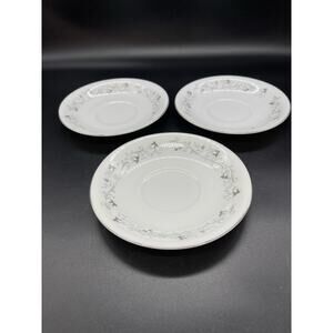Vintage Moon Mist Fine China Set of 3 Saucers # 3000 Made in Japan